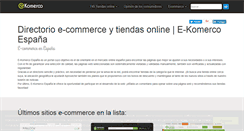Desktop Screenshot of e-komerco.es